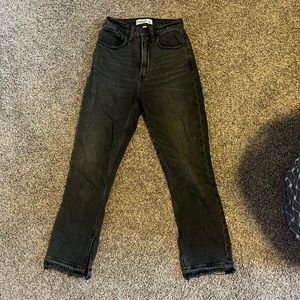 AF High Rise Ankle Straight Jeans